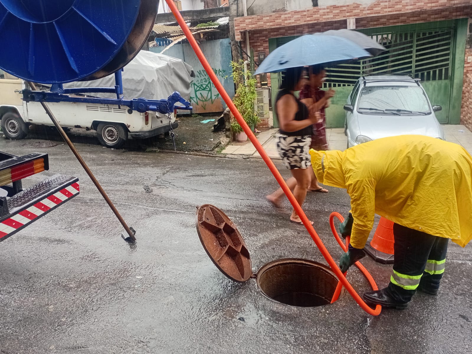 Limpeza em Rede de Águas Pluviais